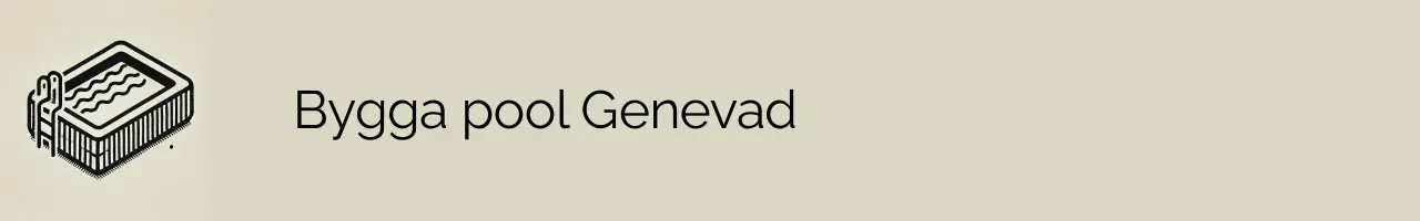 Bygga pool Genevad